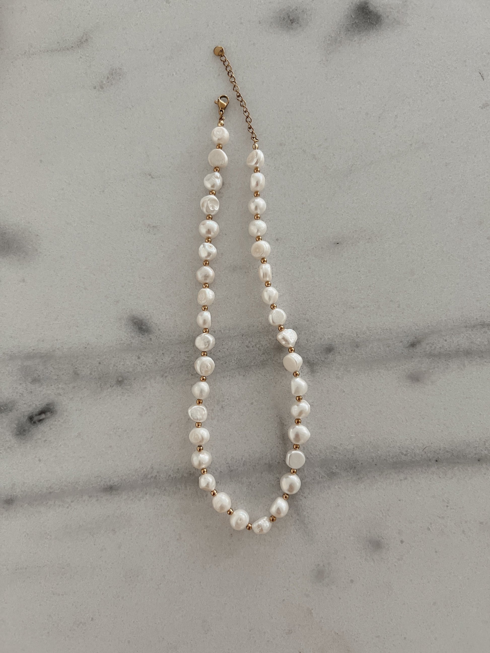 GLAM PEARL NECKLACE - Triple Charm Boutique