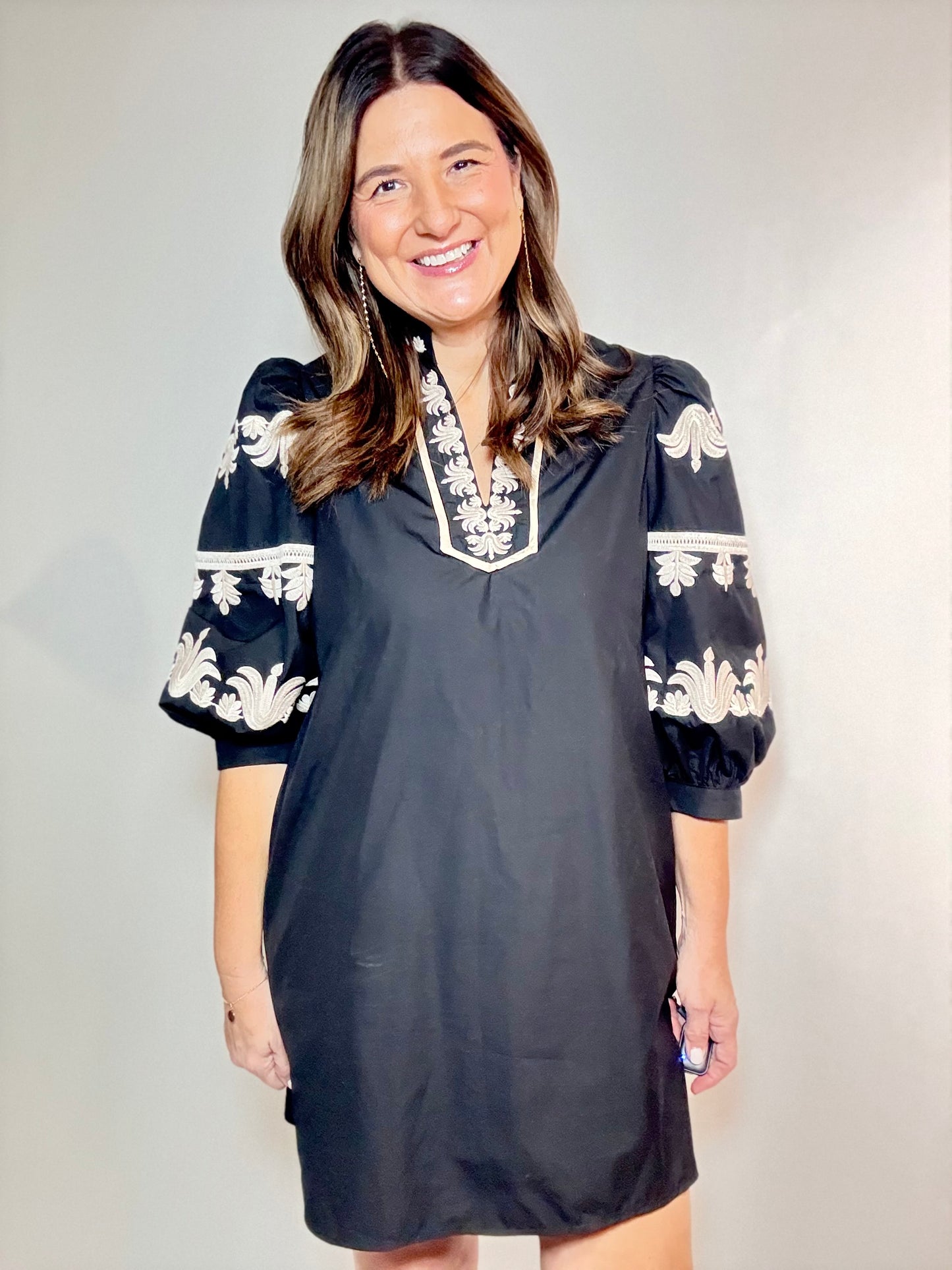 Black Fancy Entro Dress