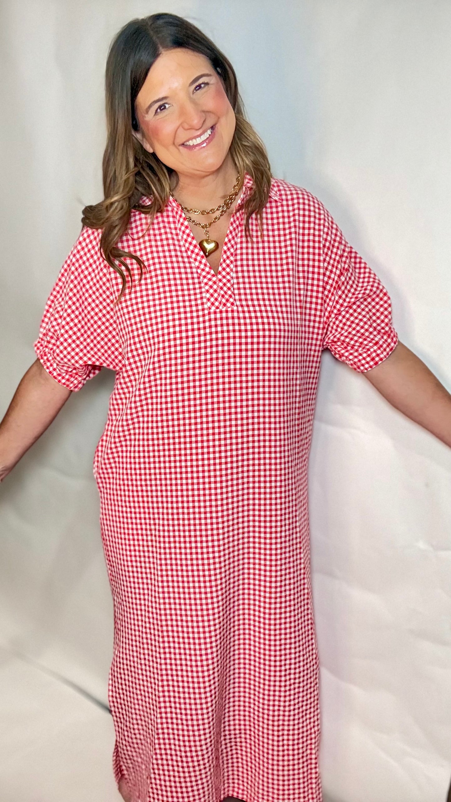 The Sailor Red Gingham Dress