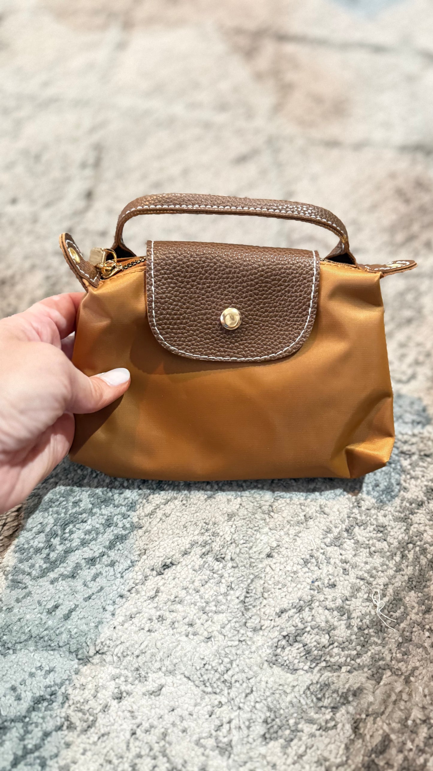The Brown Mini  Cross Body Purse