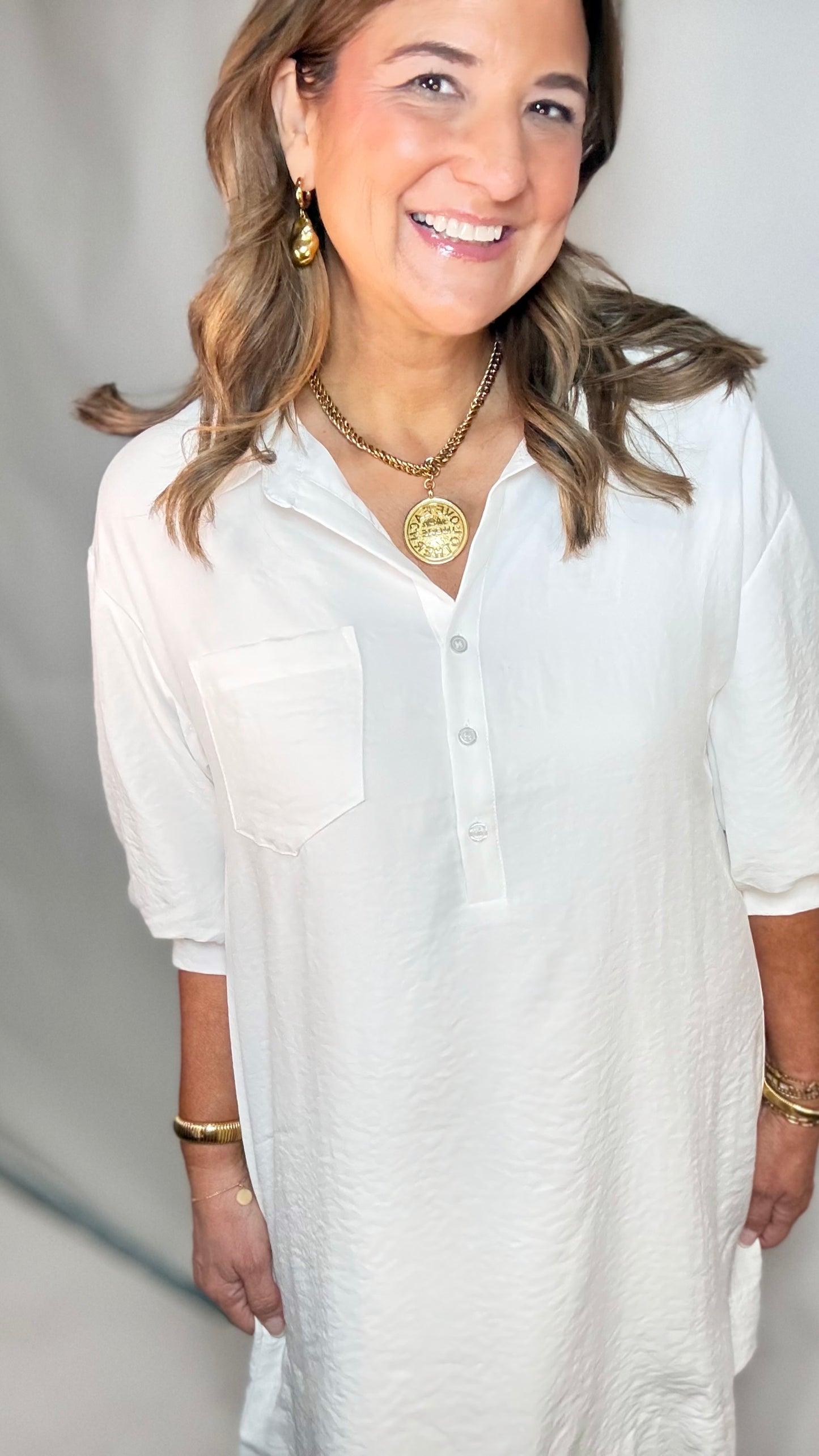 The Madison White Dress - Triple Charm Boutique