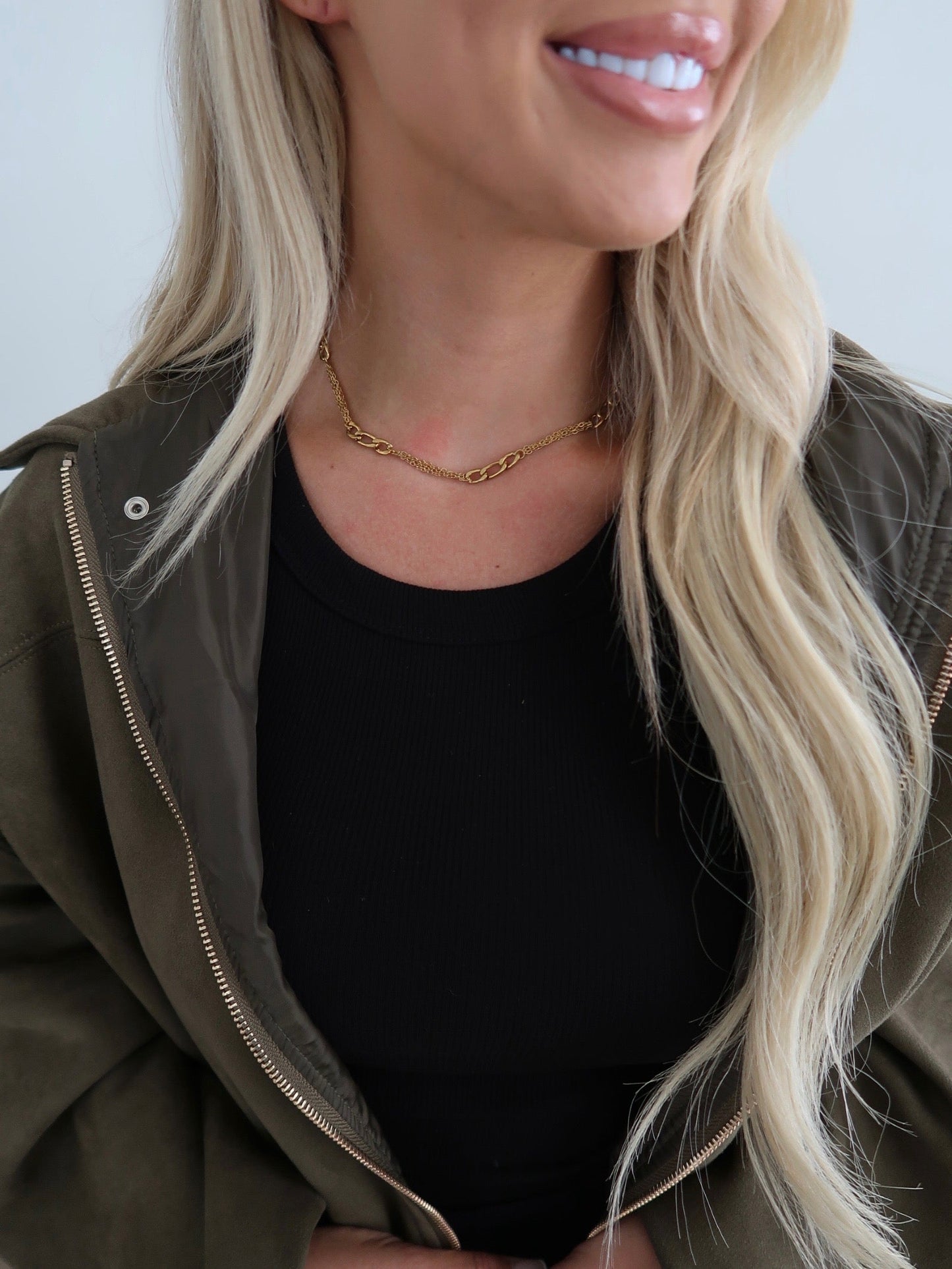 GOLD GRACE NECKLACE ￼ - Triple Charm Boutique