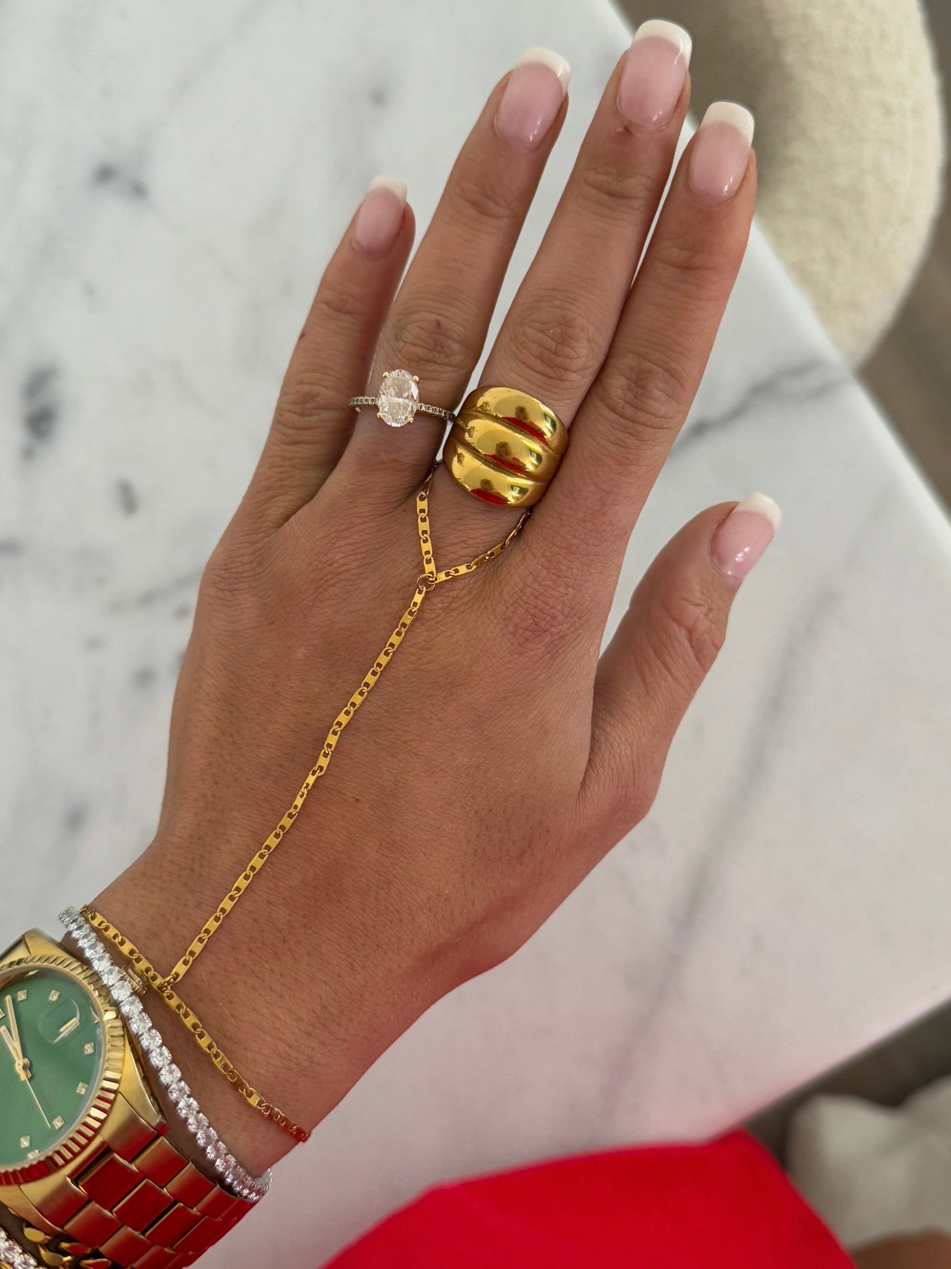 GLAM HAND CHAIN - Triple Charm Boutique