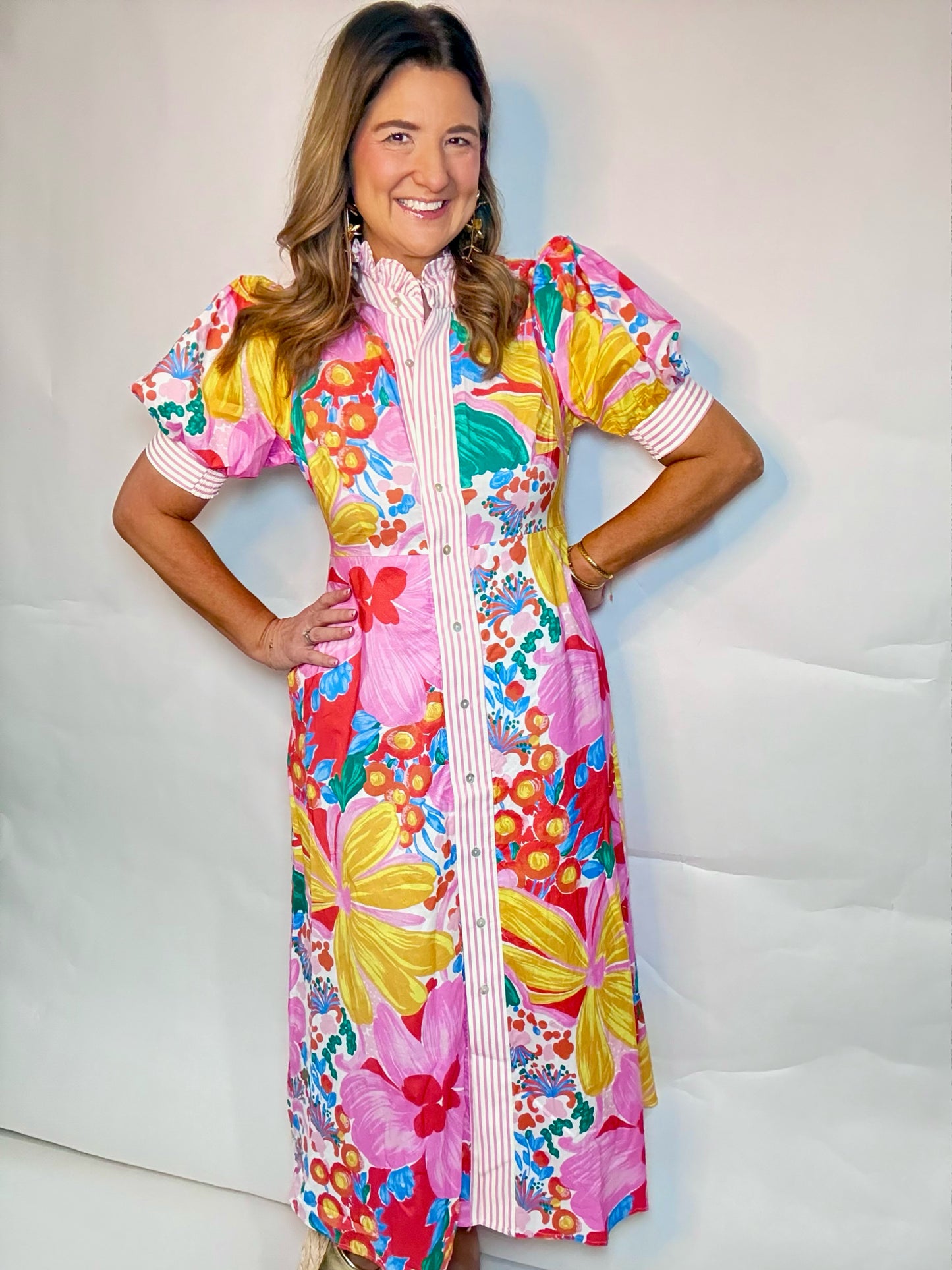 The Garden Party Midi Dress