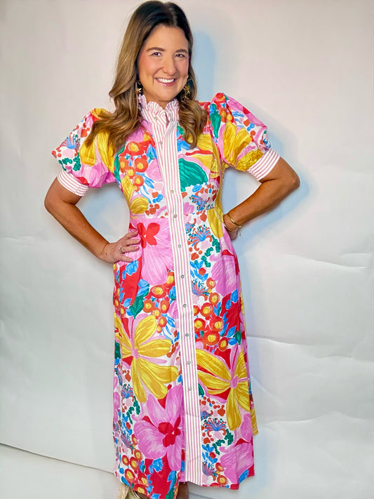 The Garden Party Midi Dress