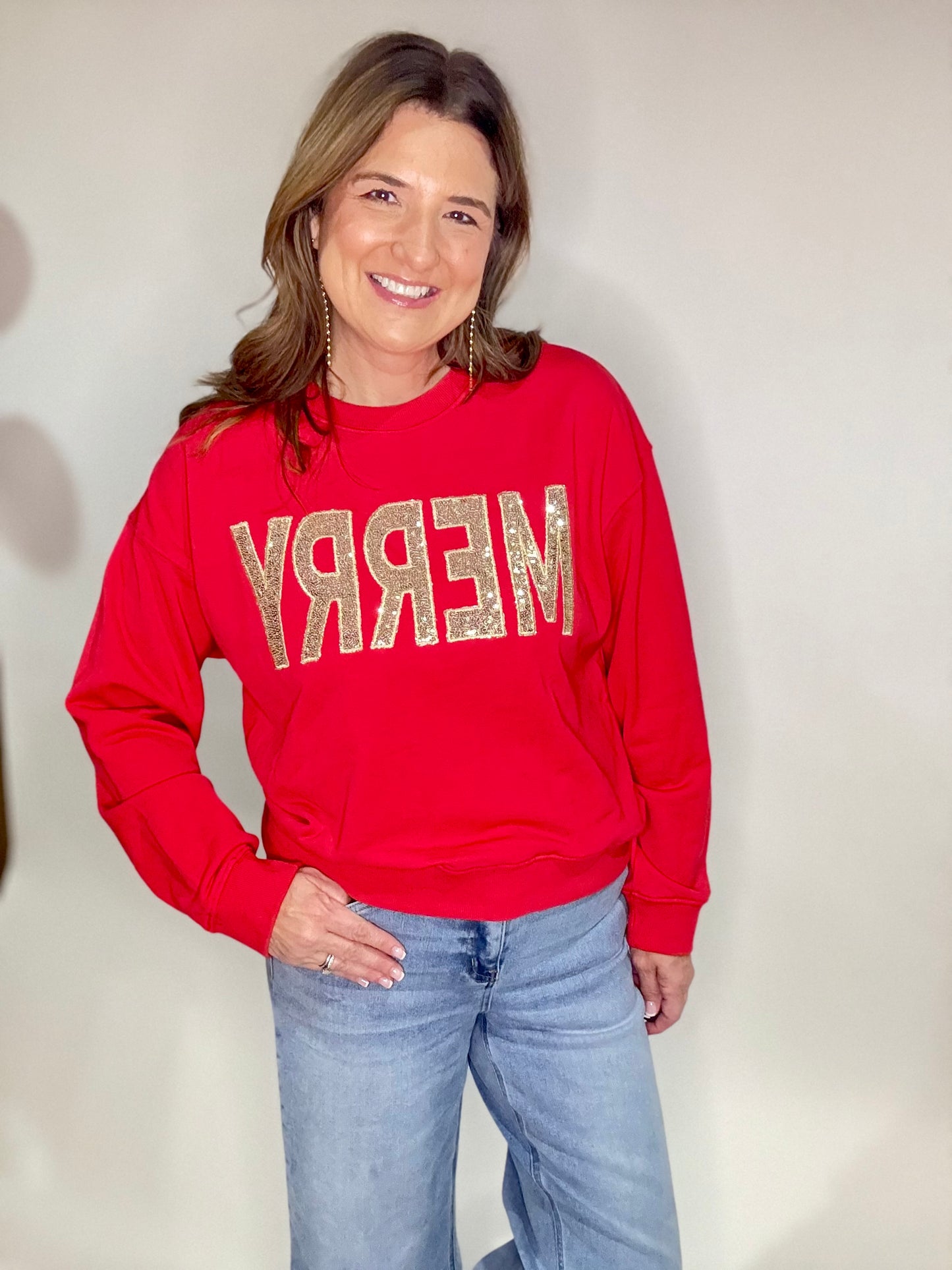 The Merry Sequin Sweatshirt