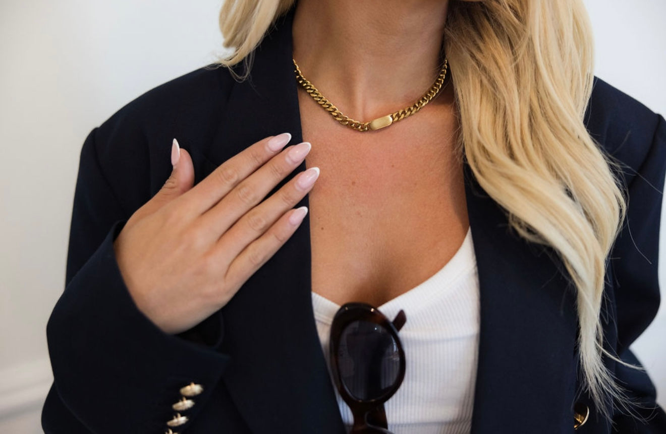 GOLD PENDANT NECKLACE - Triple Charm Boutique