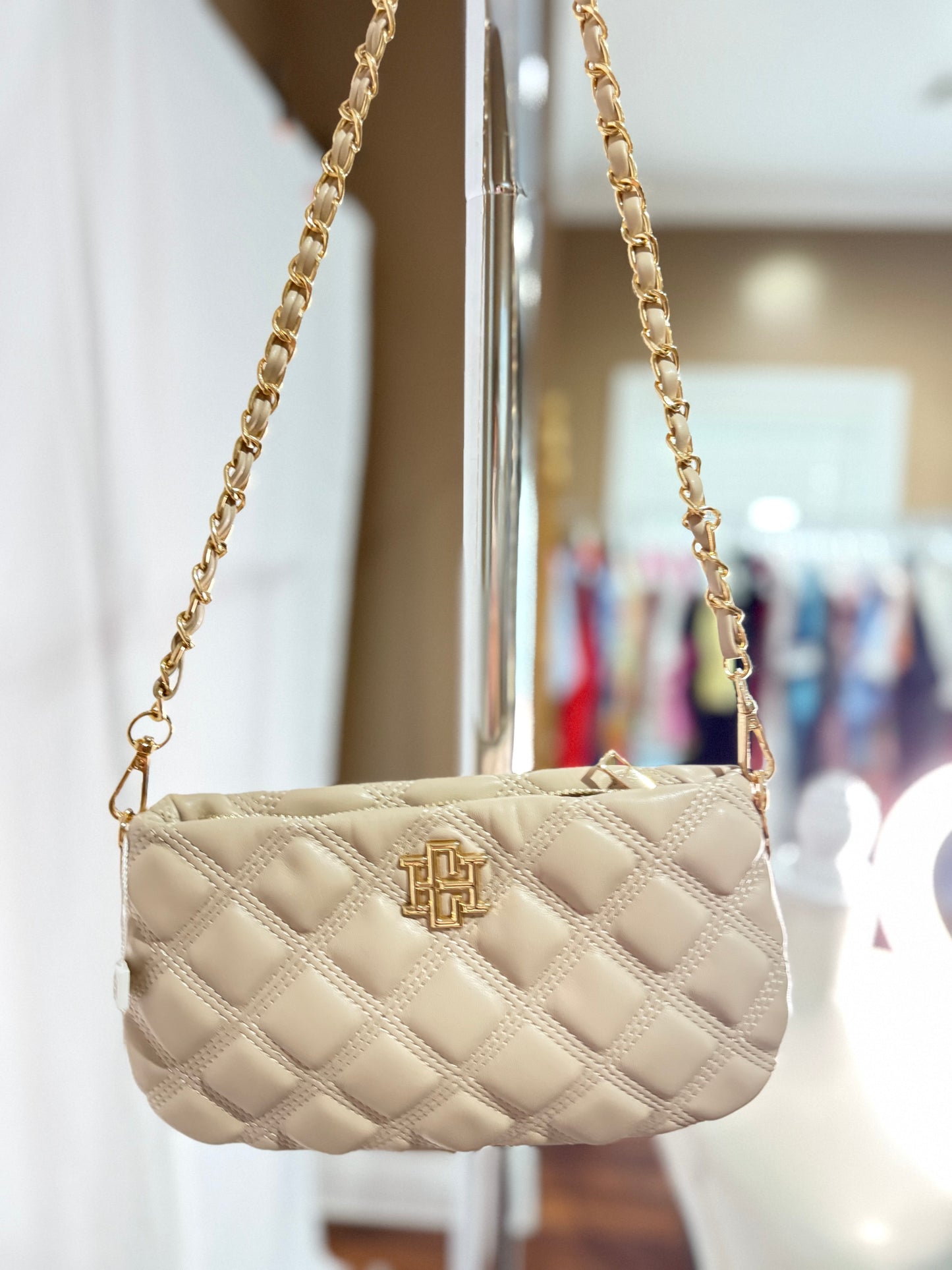 Caroline Hill Tan Shoulder Strap/Cross Body - Triple Charm Boutique