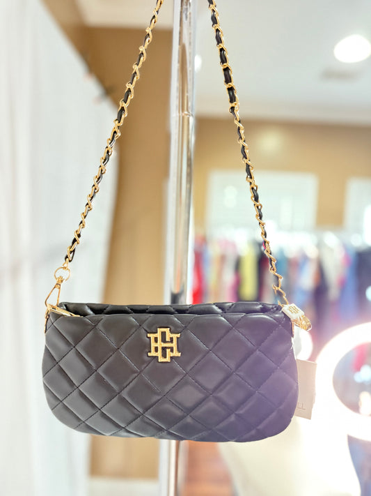 Caroline Hill Black Shoulder Strap/Cross Body - Triple Charm Boutique