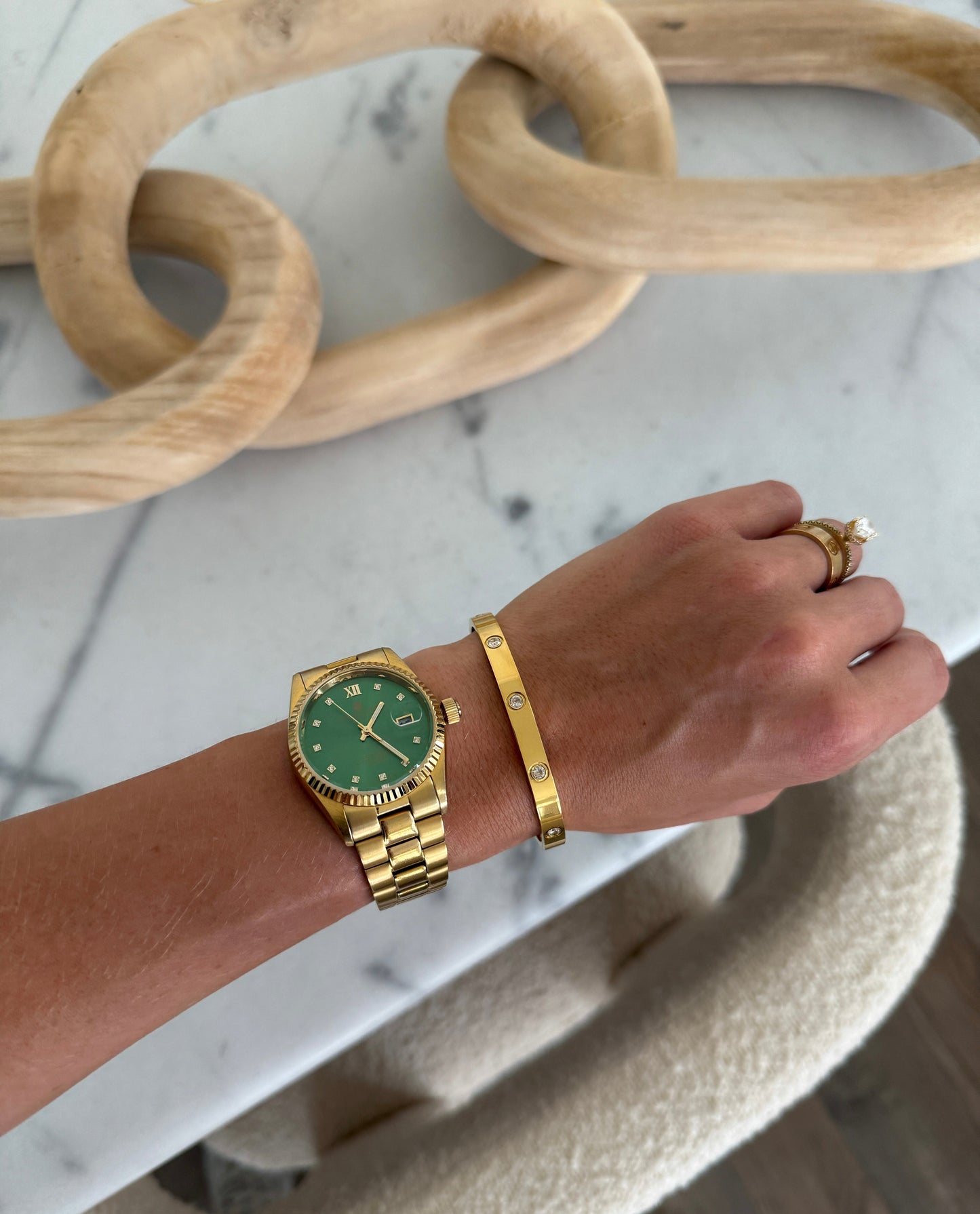 LUXE BANGLE - Triple Charm Boutique