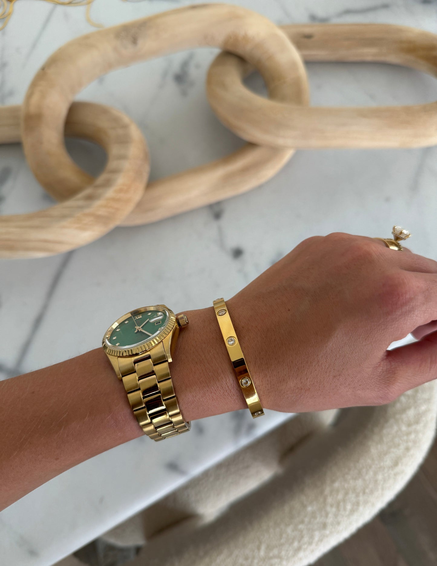 LUXE BANGLE - Triple Charm Boutique