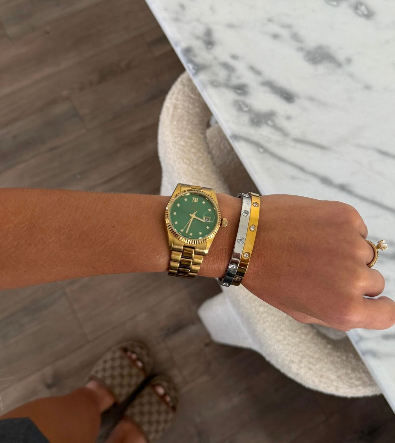 LUXE BANGLE - Triple Charm Boutique