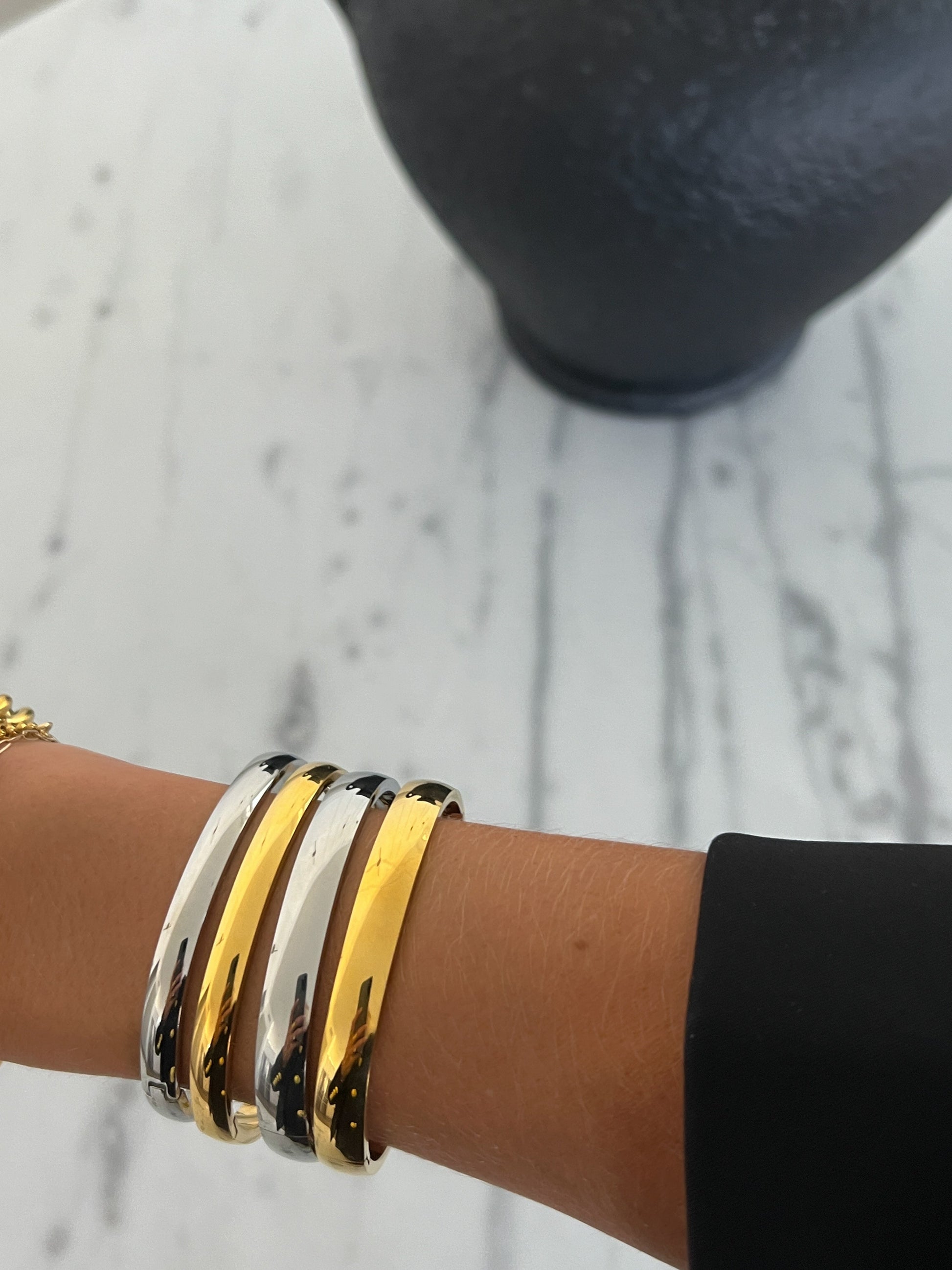 GEMMA BANGLE - Triple Charm Boutique