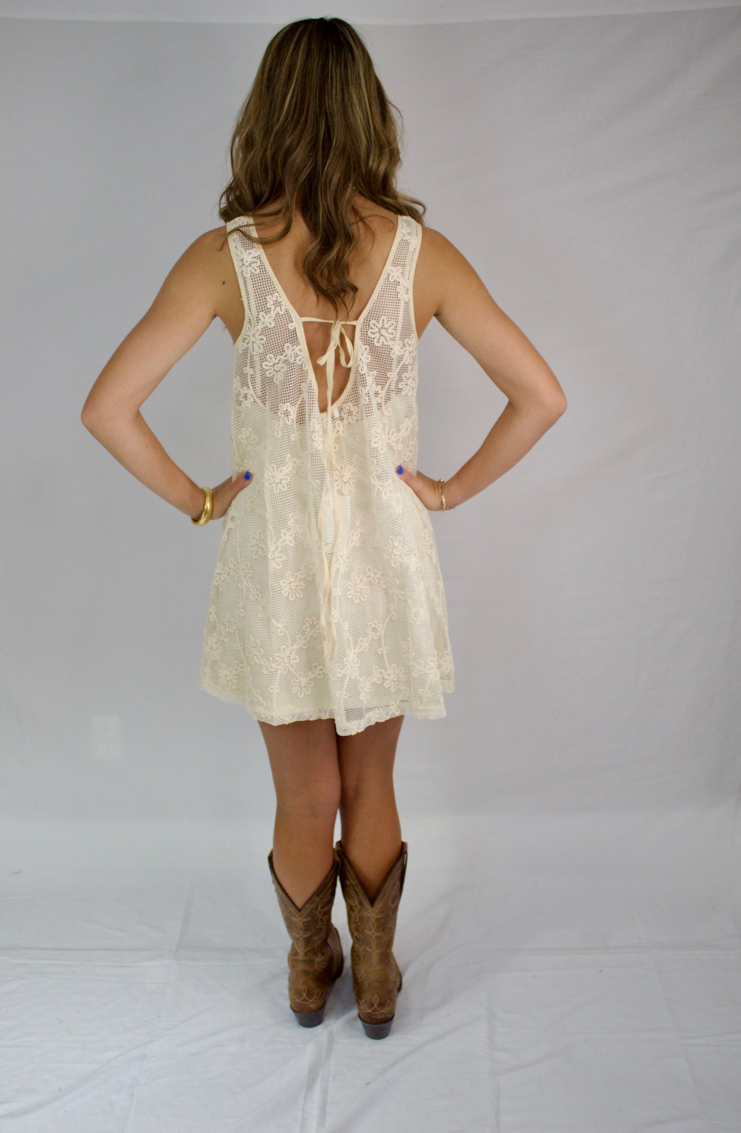 The Madison Embroidered Floral Dress