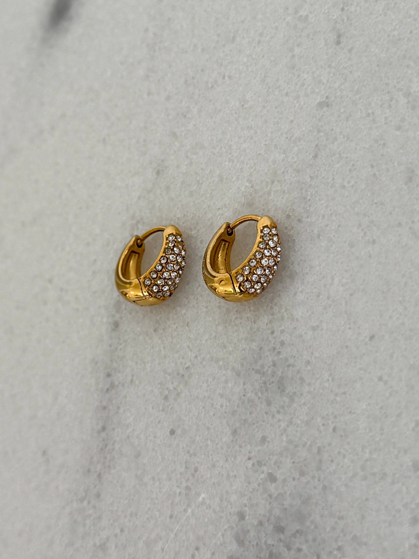 DAINTY DIAMOND HUGGIES - Triple Charm Boutique