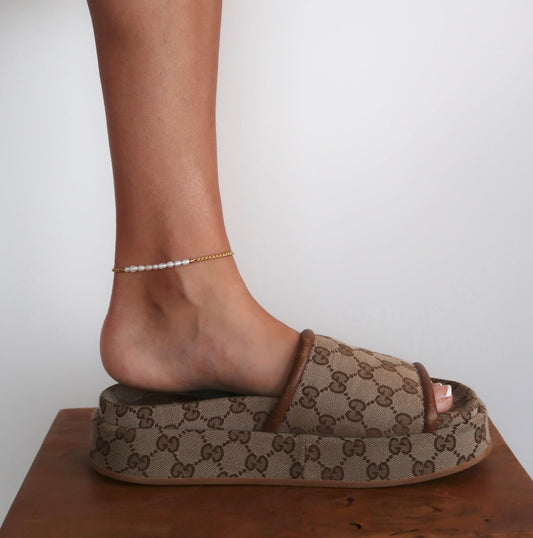 LILY ANKLET - Triple Charm Boutique