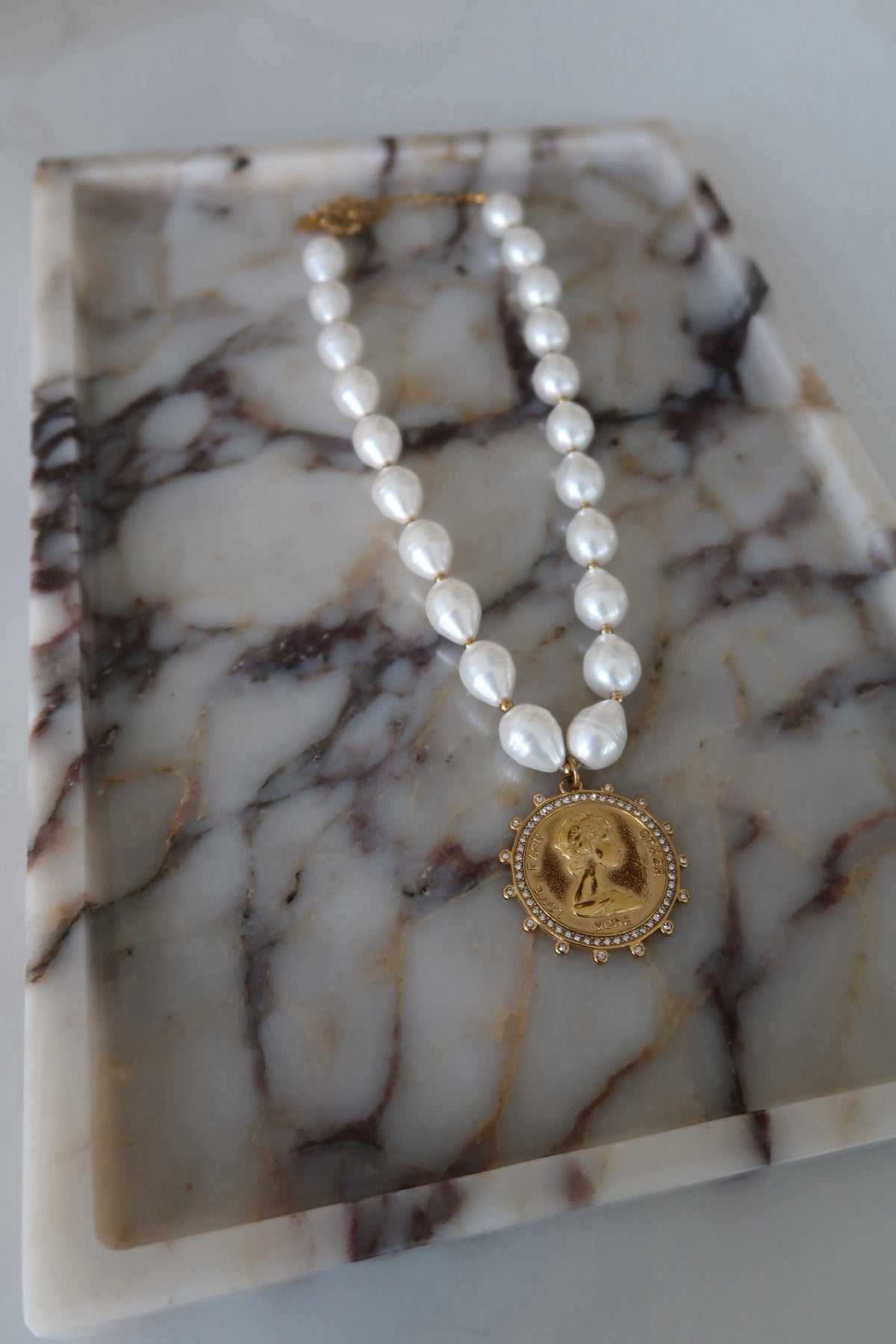 GIA COIN NECKLACE - Triple Charm Boutique